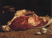 Claude Monet Still Life with Meat France oil painting reproduction